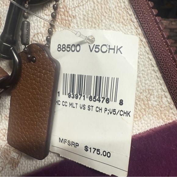 Charlie Pouch With Horse And Carriage Print And Varsity Stripe coach 88500 - Picture 5 of 7